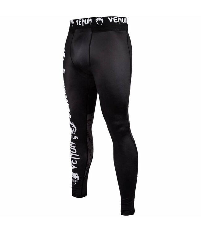 Venum Leggings Logos Spats Tights Zwart Wit