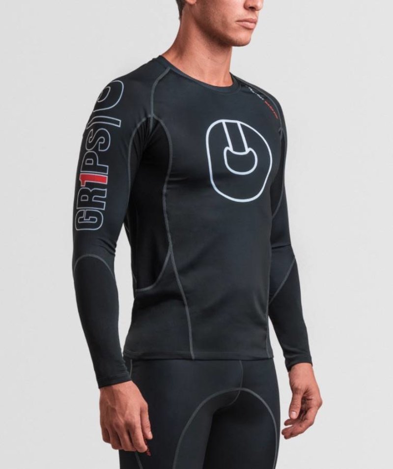 GR1PS - GRIPS Grips Rash Guard L/S Armadura 2.0 Schwarz Gr1ps