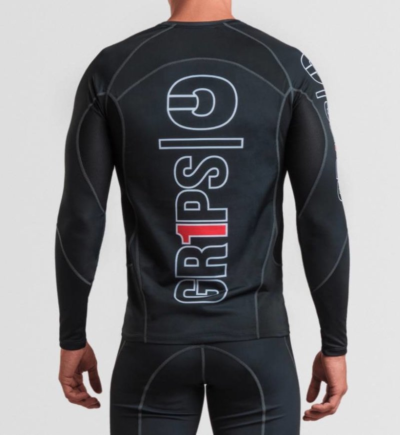 GR1PS - GRIPS Grips Rash Guard L/S Armadura 2.0 Black Gr1ps