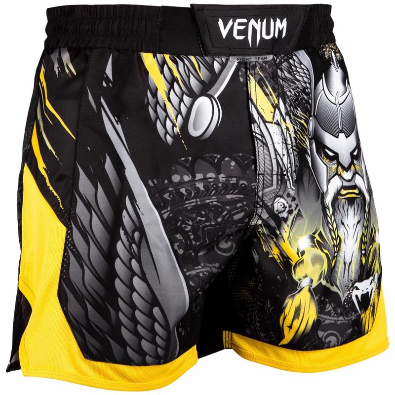 Venum Venum Fight Shorts Viking 2.0 Black Yellow