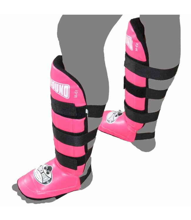 PunchR Kickboxing Shin Guards XPR Flex Pink