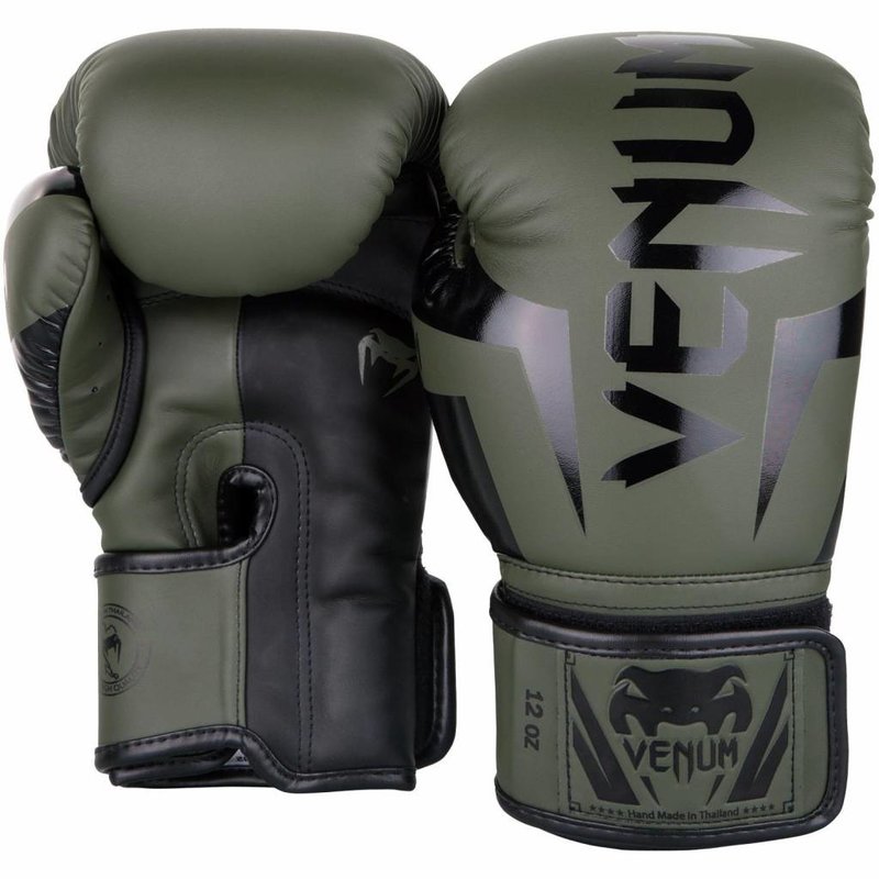 Venum Venum Boxhandschuhe Elite Khaki Schwarz Venum Shop Deutschland