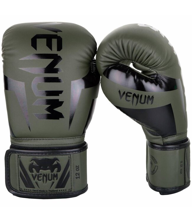 Venum Venum Boxhandschuhe Elite Khaki Schwarz Venum Shop Deutschland