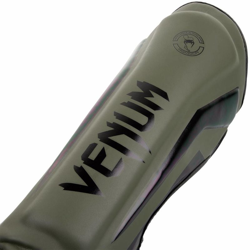 Venum Venum Elite Kickboks Scheenbeschermers Khaki Zwart
