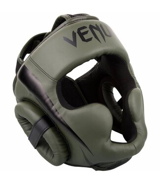 Venum Venum Elite Headgear Khaki Schwarzer Kopfschutz