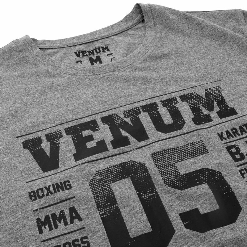 Venum Venum Origins T Shirt Grau Schwarz Venum Kleidung