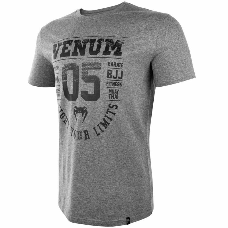 Venum Venum Origins T Shirt Grau Schwarz Venum Kleidung