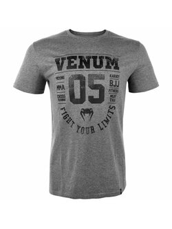 Venum Venum Origins T Shirt Grey Black Venum Clothing
