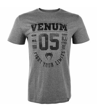 Venum Venum Origins T Shirt Grey Black Venum Clothing