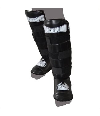 PunchR™  Punch Round Kickbox Beinschutz Experience Luxury PU Schwarz