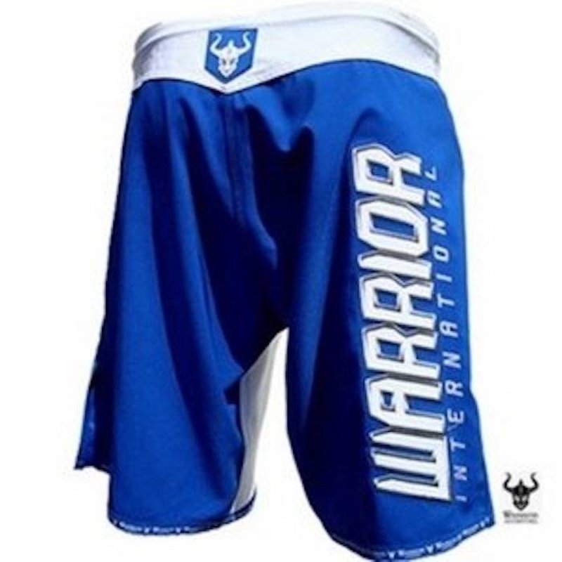 Warrior International Warrior Wear Annihilation Fightshorts Blau Weiss