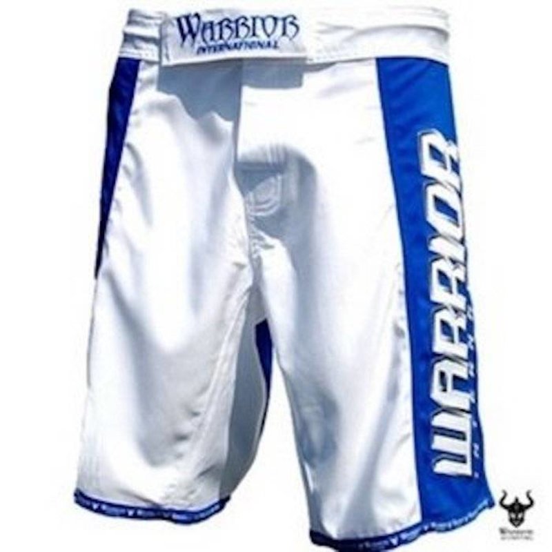 Warrior International Warrior Wear Annihilation Fightshorts Blau Weiss