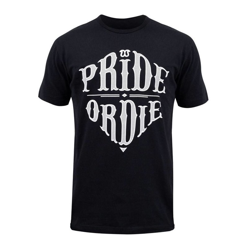 Pride or Die PRiDEorDiE T Shirt Reckless Schwarz Weiß PoD