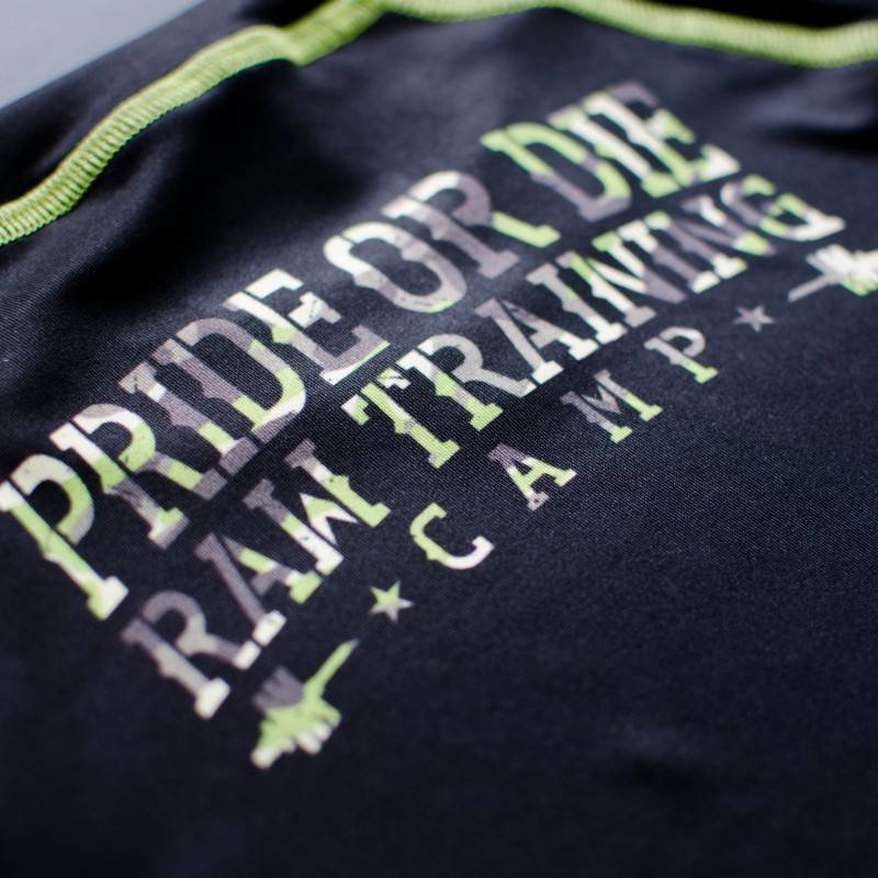 Pride or Die PoD Rashguard S / S PRiDEorDiE RAW TRAINING CAMP