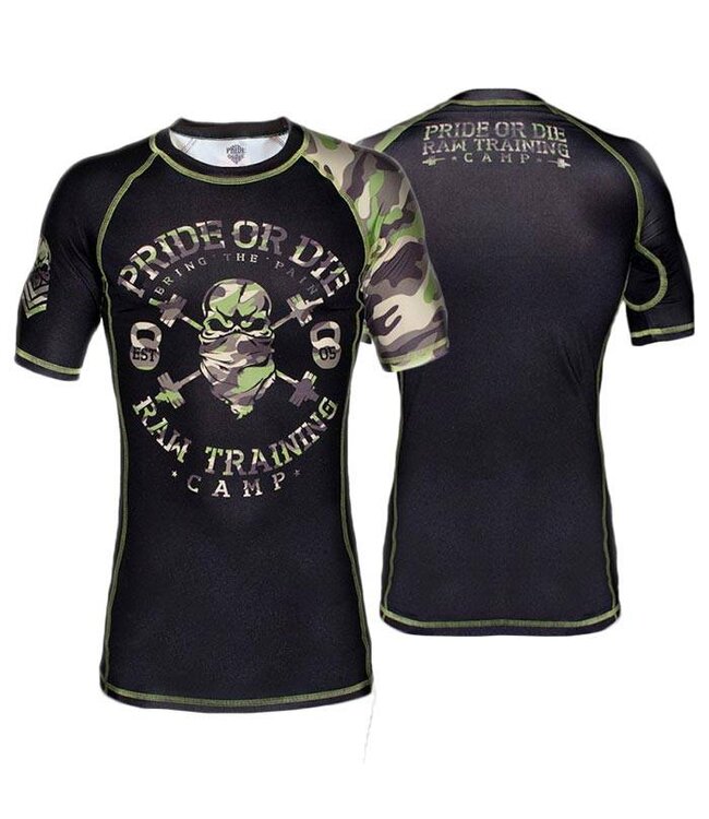 PoD Rashguard S / S PRiDEorDiE ROHTRAININGSLAGER
