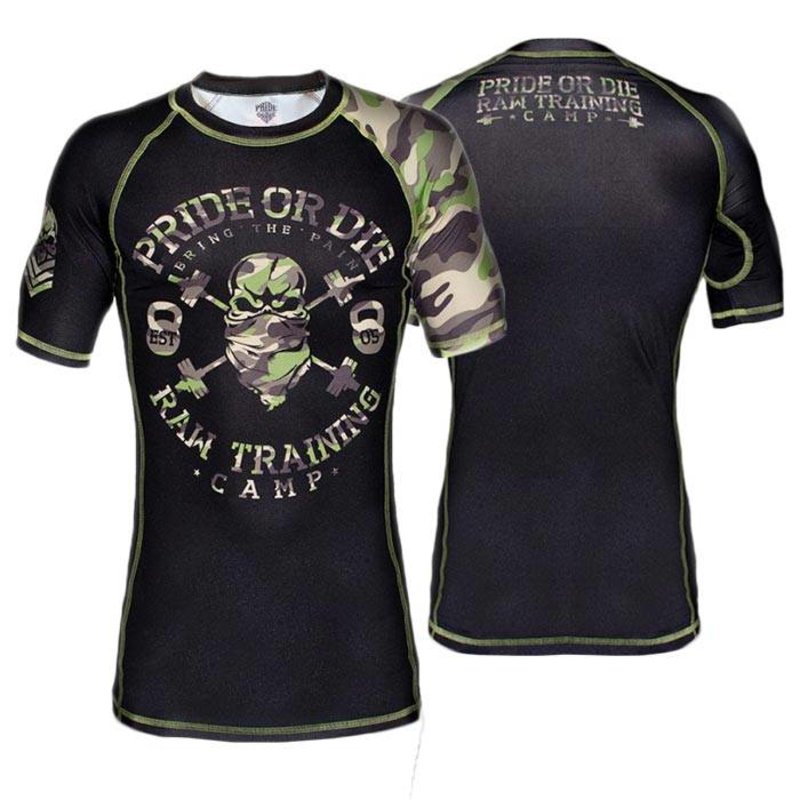 Pride or Die PoD Rashguard S/S PRiDEorDiE RAW TRAINING CAMP