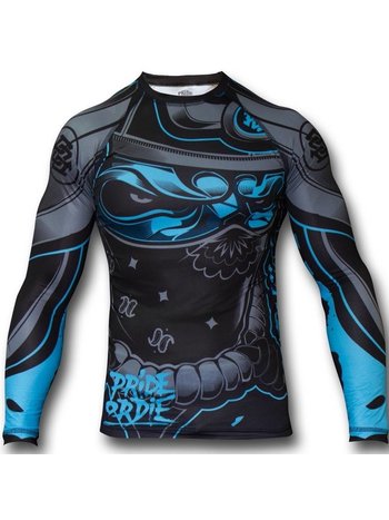 Pride or Die PRiDEorDiE Rash Guards L / S RONIN Compression Training Top