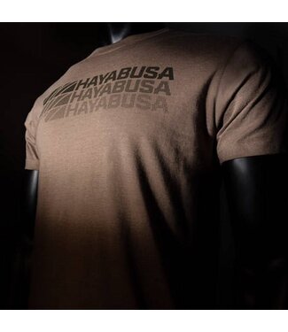 Hayabusa Hayabusa T-shirt Triple Threat Bruine vechtsportkleding