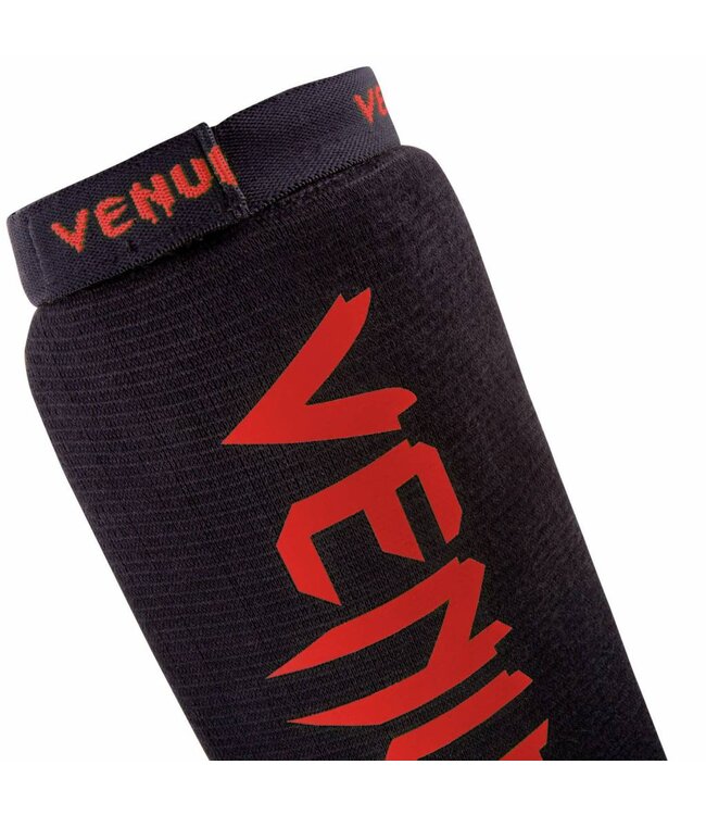Venum Kontact Shin Guards Schienbeinschoner Schwarz Rot