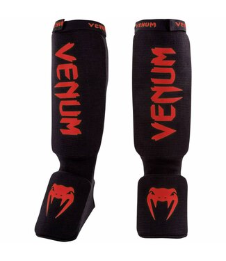 Venum Venum Kontact Shin Guards Black Red Venum Fight Europe