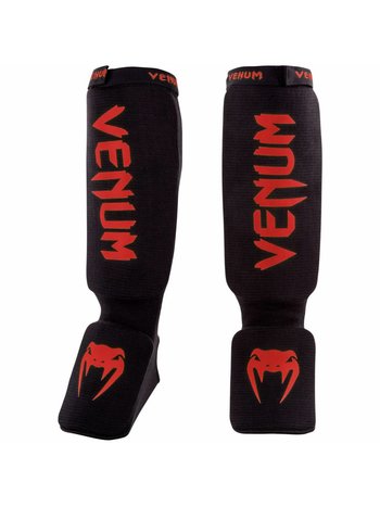 Venum Venum Kontact Shin Guards Black Red Venum Fight Europe