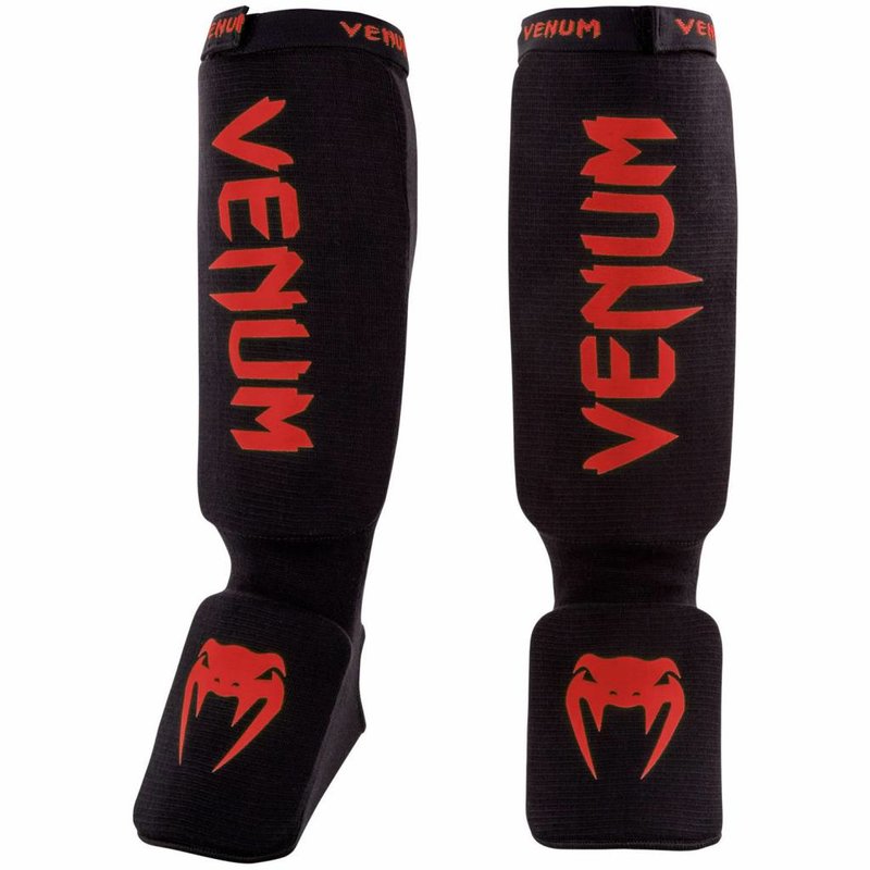 Venum Venum Kontact Shin Guards Black Red Venum Fight Europe