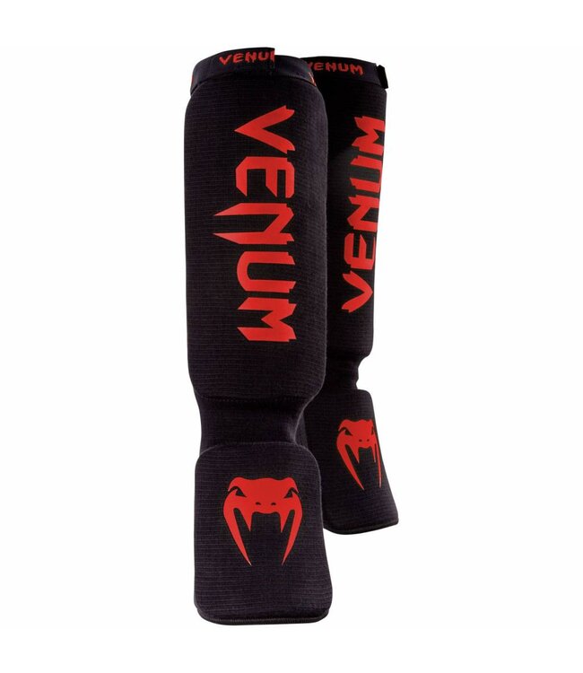 Venum Venum Kontact Shin Guards Schienbeinschoner Schwarz Rot