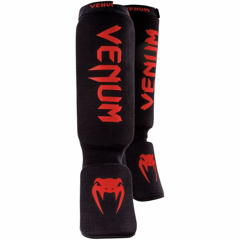 Venum Venum Kontact Shin Guards Black Red Venum Fight Europe