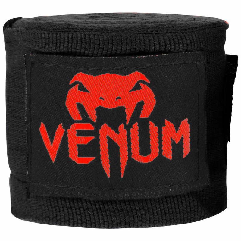 Venum Venum Bandage 4.0m1 Zwart Rood Zwachtels Windels Hand Wraps