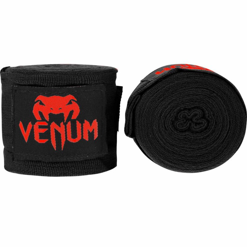 Venum Venum Bandage 4.0m1 Zwart Rood Zwachtels Windels Hand Wraps