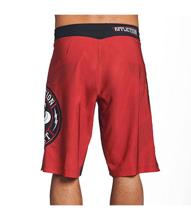 Affliction Performance Training Kampfshorts Rot