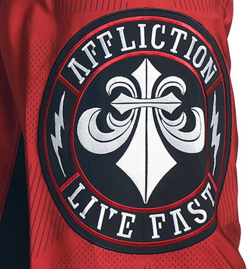 Affliction Clothing Affliction Performance Training Fightshorts Red