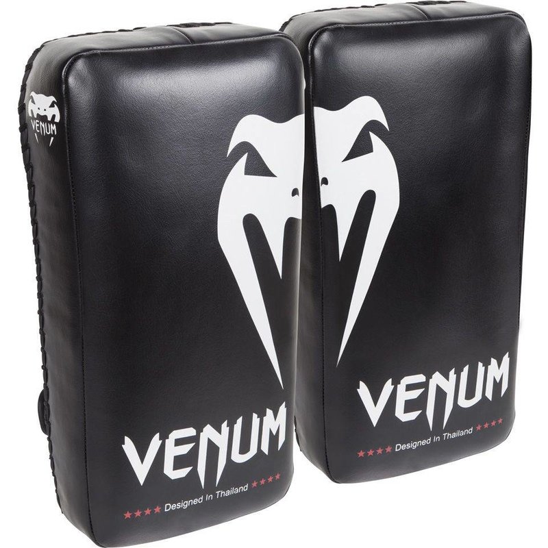 Venum Venum Giant Kick Pads Thai Pads Black White