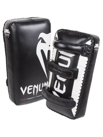 Venum Venum Giant Kick Pads Thai Pads Schwarz Weiß