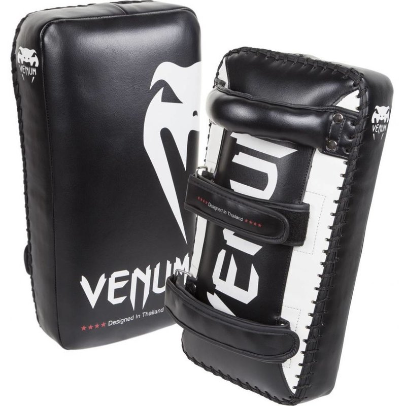 Venum Venum Giant Arm Kick Pads Thai Pads Zwart Wit