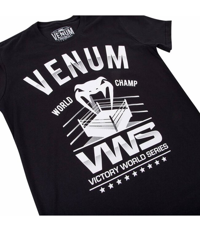 Venum Victory World Series T Shirt Zwart VWS