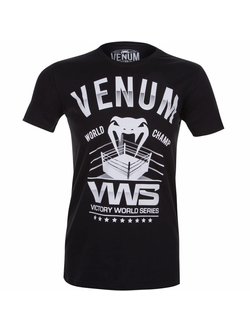 Venum Venum Victory World Series T Shirt Schwarz VWS