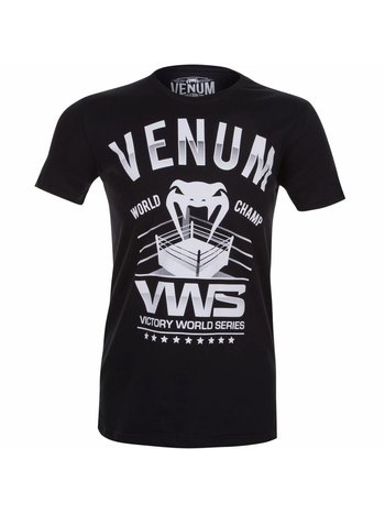 Venum Venum Victory World Series T Shirt Black VWS