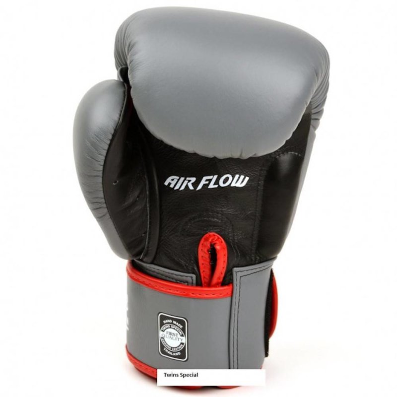 Twins Special Twins Boxhandschuhe BGVL 3 Air Grau Rot Twins Fight Gear.