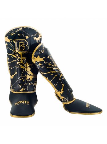 Booster Booster SG Youth Kickboxing Shinguards Marble Gold