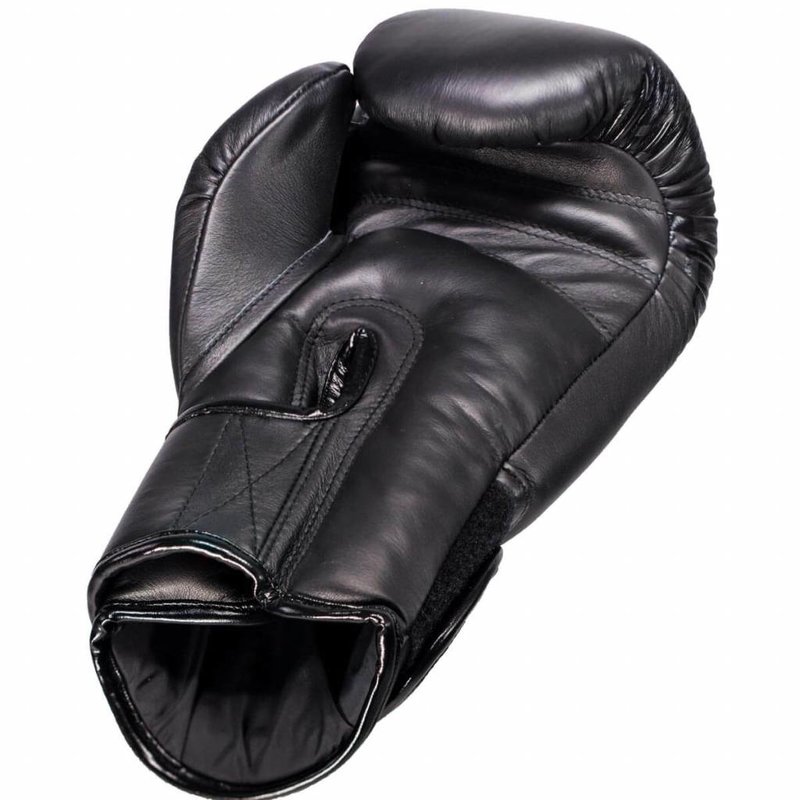 Pro All Blacks Leather Boxing Gloves - Valour Strike® –