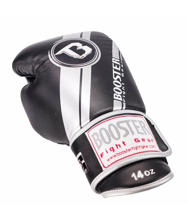 Booster Pro Range Boxhandschuhe BGL 1 V3 Schwarz Silber Foil