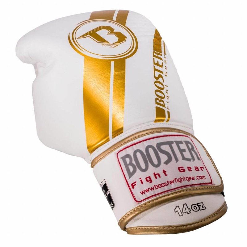Booster Booster Pro Range Boxing Gloves BGL 1 V3 White Gold Foil