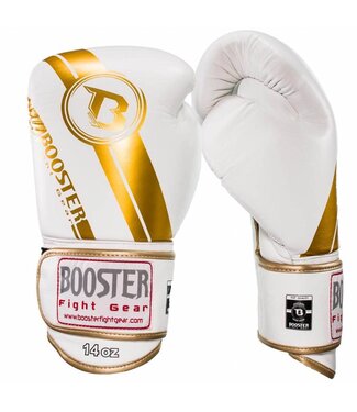 Booster Booster Pro Range Boxing Gloves BGL 1 V3 White Gold Foil