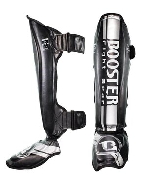 Booster Fightgear Booster Kickboxing Shinguards Pro Range BSG V 3 Black Foil