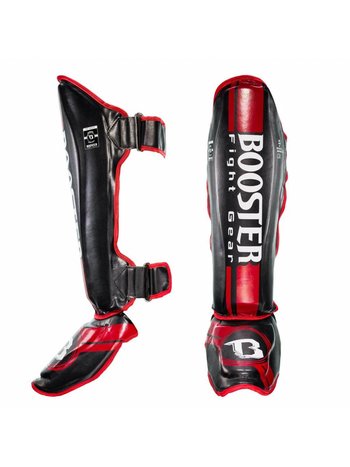 Booster Booster Pro Range BSG V 3 Kickboxing Shinguards Red Foil