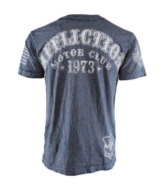 Affliction Lucky Shot T-Shirt Blau