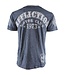 Affliction Lucky Shot Crew Neck T Shirt Blue