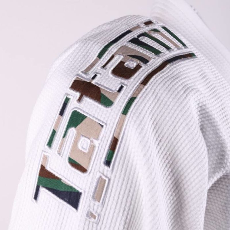 Tatami Fightwear Tatami Estilo 5.0 Premier BJJ Gi Kimono Weiß Camo BJJ Fightwear