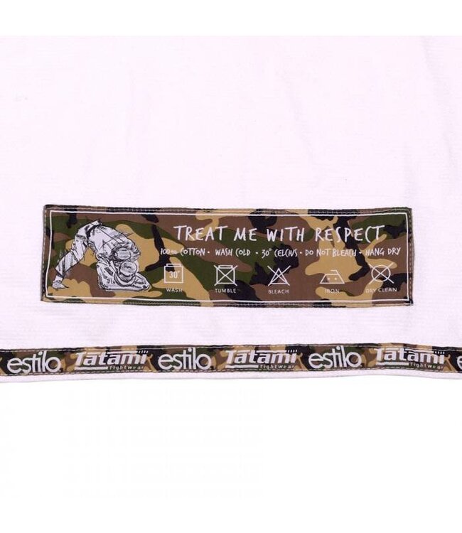 Tatami Estilo 5.0 Premier BJJ Gi Kimono Weiß Camo BJJ Fightwear
